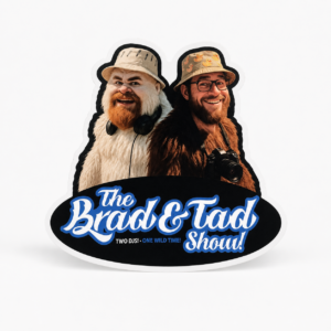 Brad and Tad Show (1 Year) Sticker